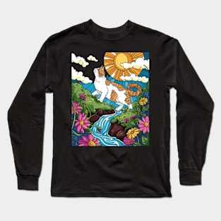 Cat Tarot Paws And Portents Long Sleeve T-Shirt